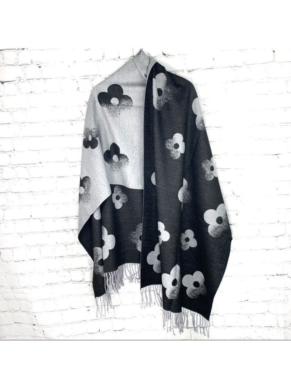 new STOCK-Reversble CashmereBlend Scarf/Shawl/Wrap
